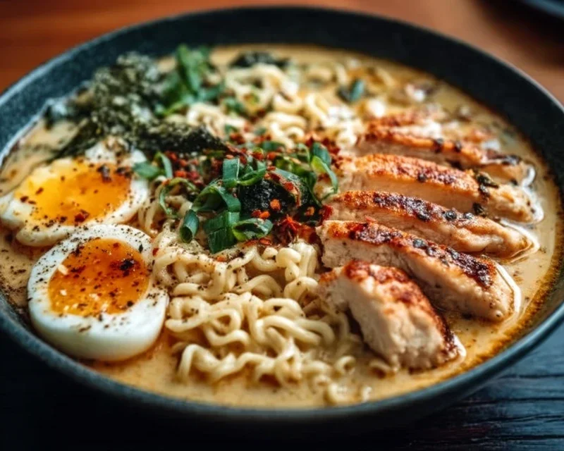 Creamy Garlic Chicken Ramen: An Incredible Ultimate Recipe