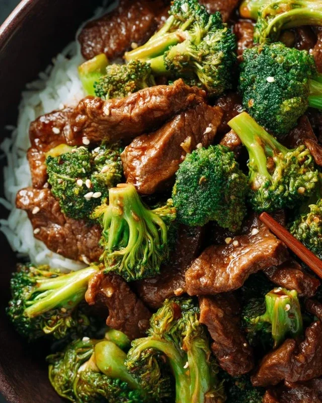 Chinese Beef and Broccoli (牛肉炒西兰花)