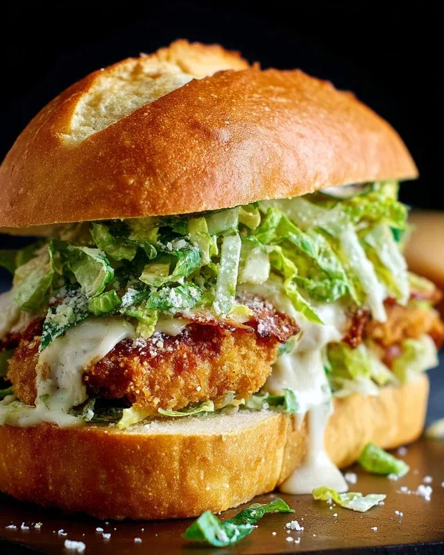 Crispy Chicken Caesar Sandwich