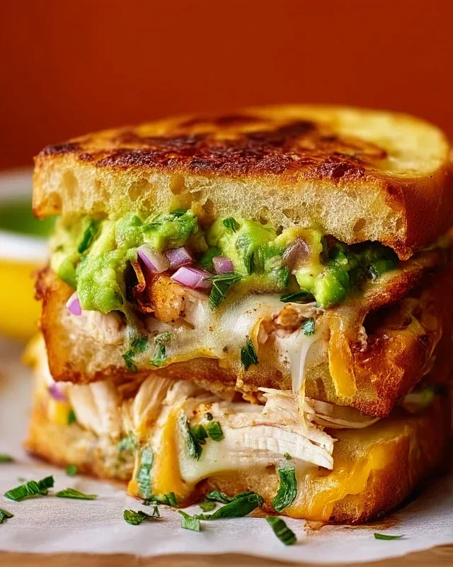 Chicken Avocado Melt Sandwich