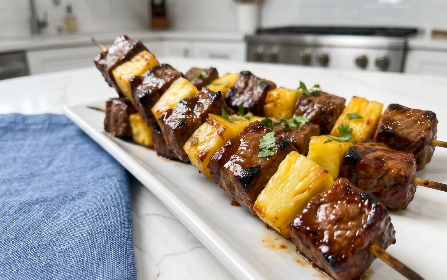 Pineapple BBQ Beef Skewers: A 15-Minute Grilling Dream