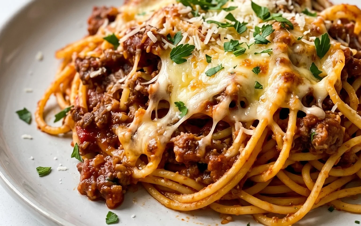 Southern Baked Spaghetti