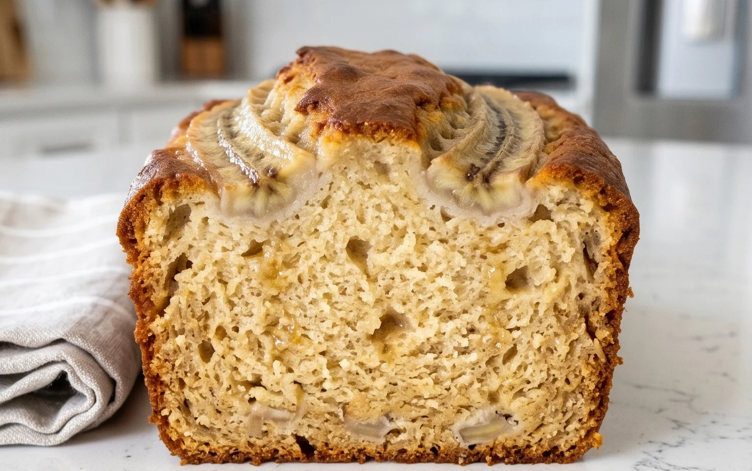 The BEST Honey Vanilla Banana Bread ~ Soft & Fluffy, Easy Recipe