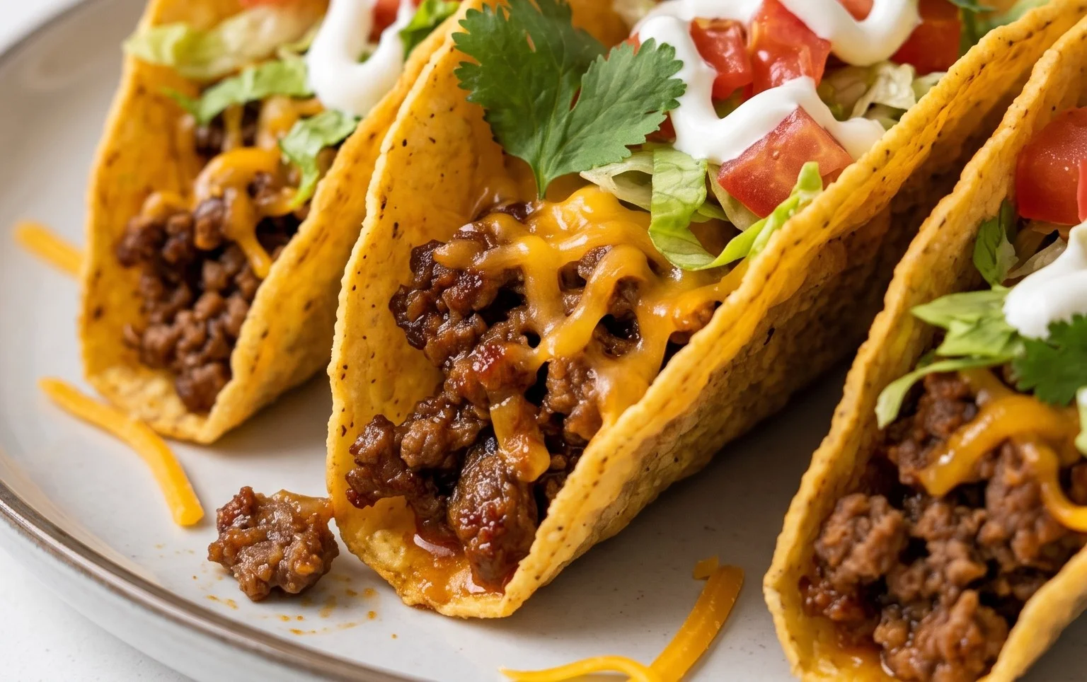 Crispy Ground Beef Tacos