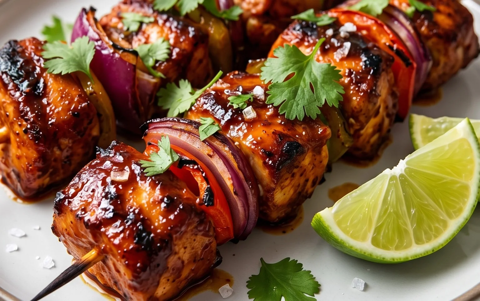 Mexican Barbecue Chicken Skewers