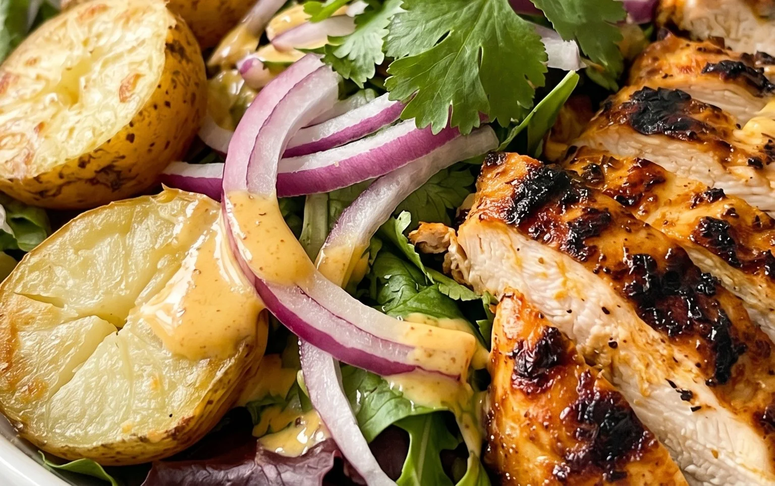 Peruvian Grilled Chicken Salad