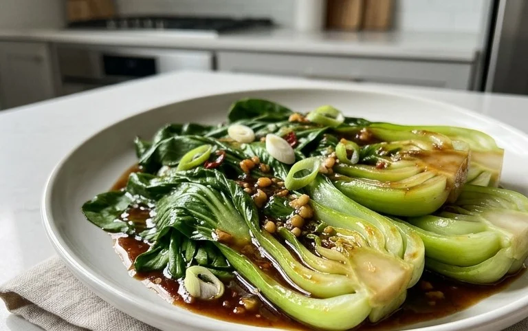 Bok Choy with Oyster Sauce