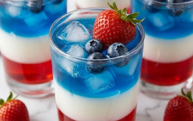 July 4th Layered Drinks Recipe