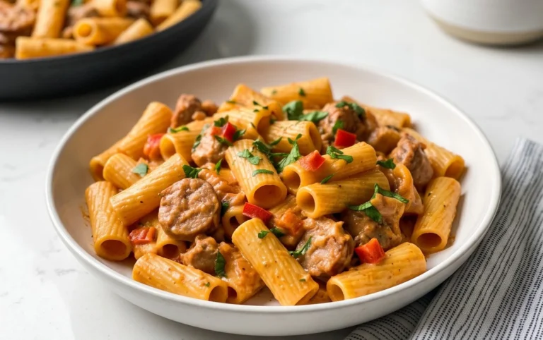 Creamy Sausage Rigatoni (One-Pan, 30-Minute Meal)