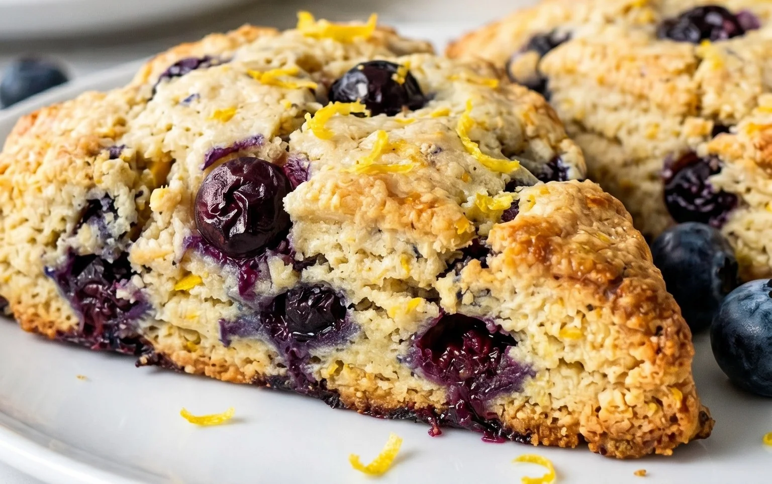 Almond Flour Lemon Blueberry Scones