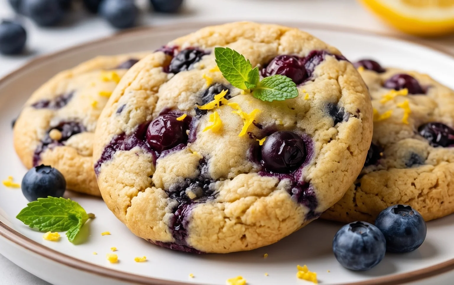 Lemon Blueberry Cookies Recipe