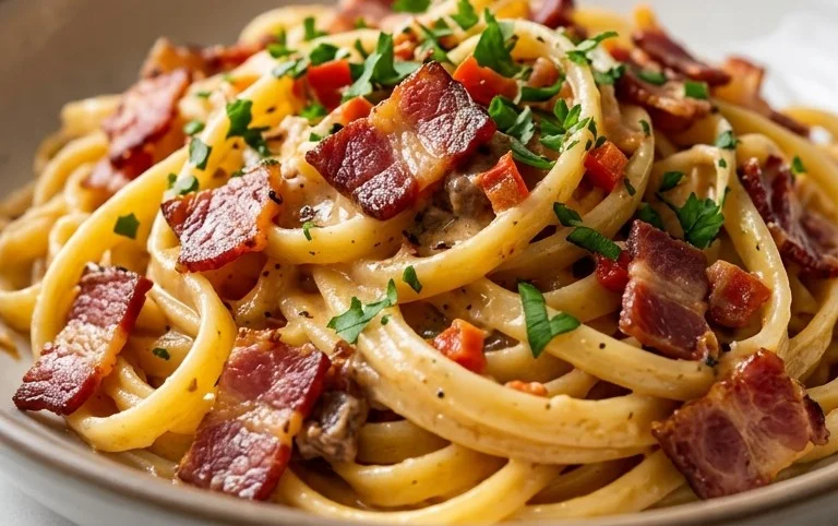 Beef Bacon Pasta
