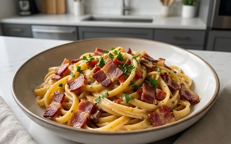 Beef Bacon Pasta