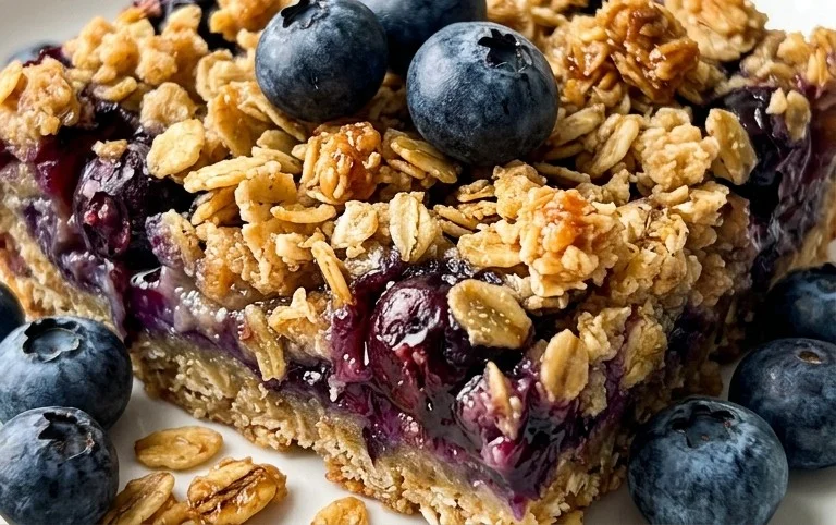 Blueberry Oatmeal Bars
