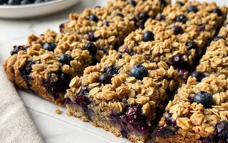 Blueberry Oatmeal Bars