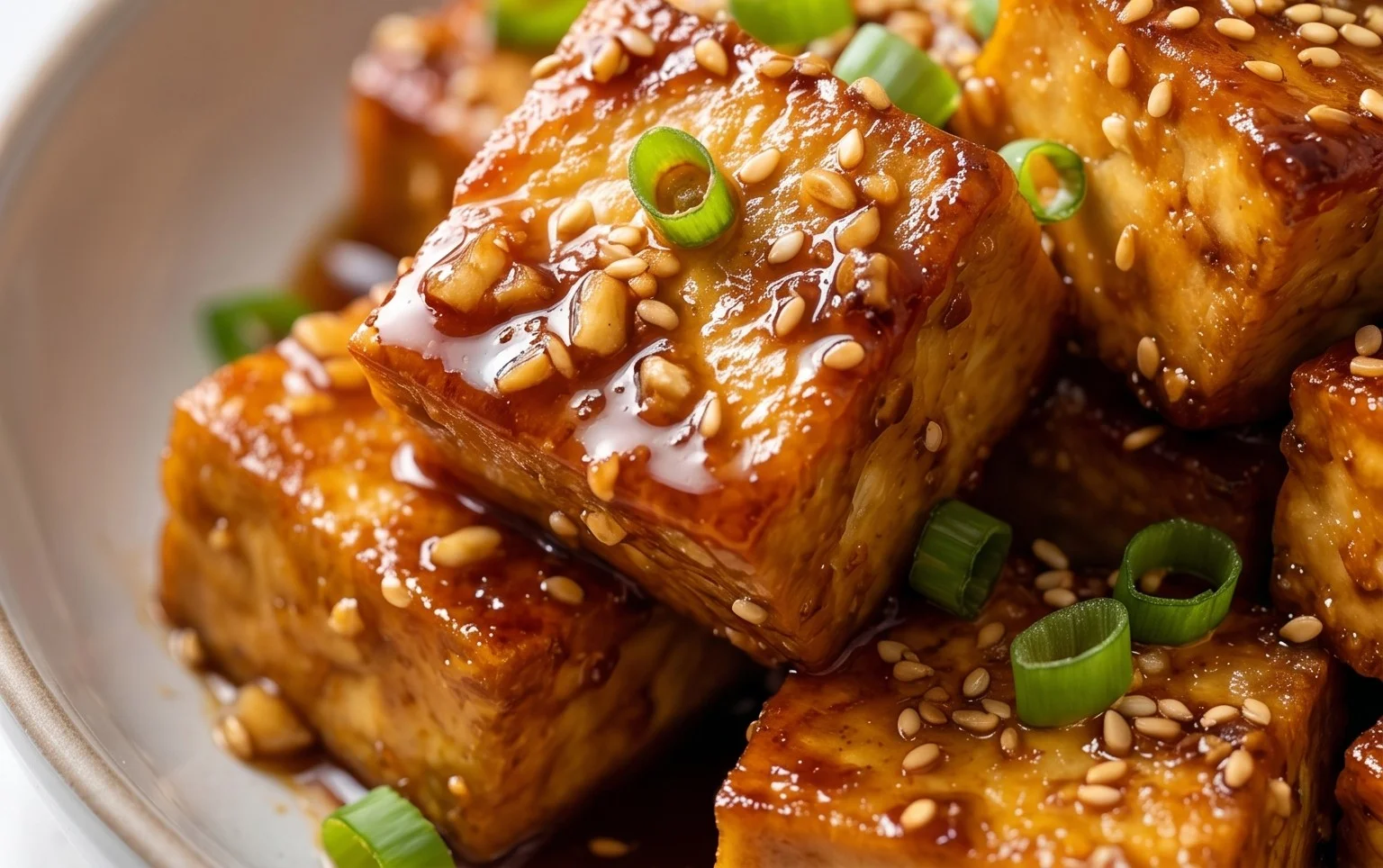 Honey Garlic Tofu