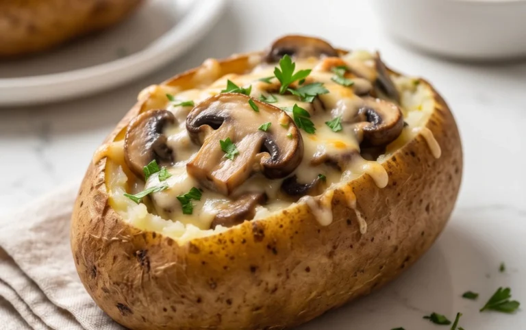 The Ultimate Stuffed Baked Potatoes with Mushrooms