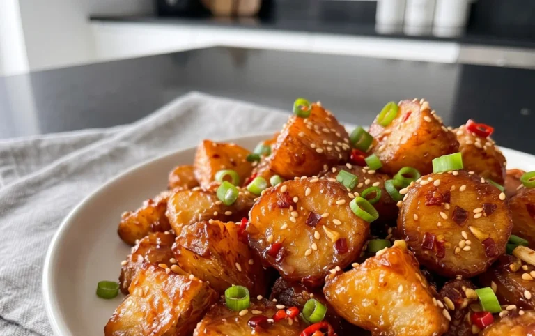 Crispy Honey Chilli Potatoes