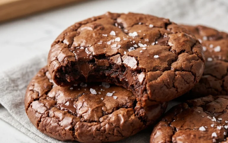 Salted Brownie Cookies