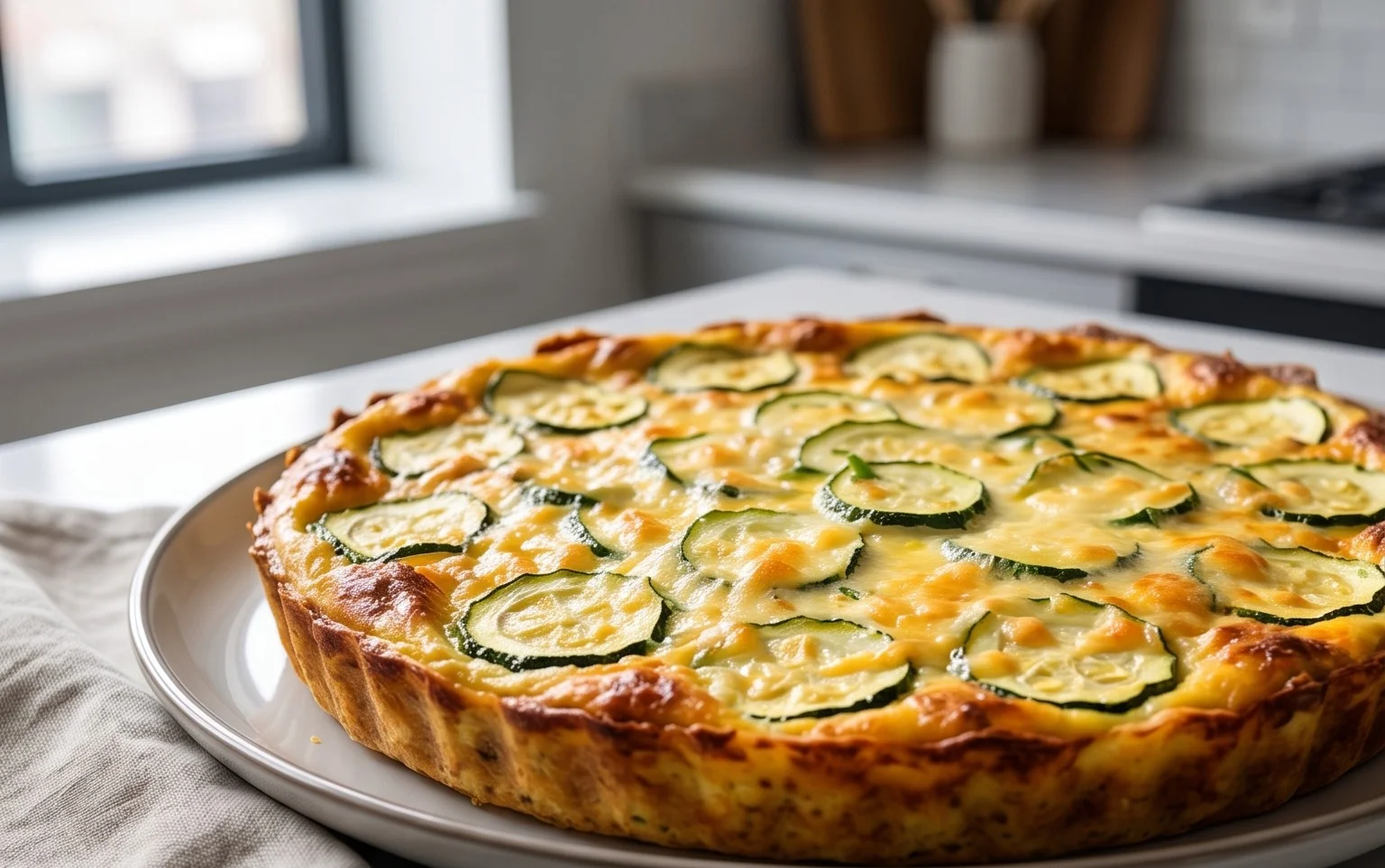 Crustless Zucchini Quiche Recipe