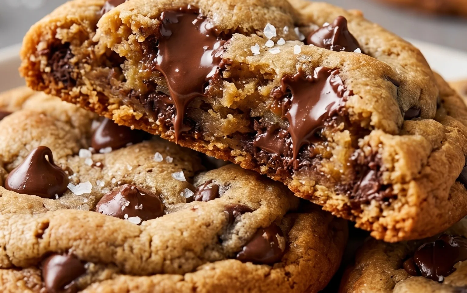 Crispy and Chewy Chocolate Chip Cookies