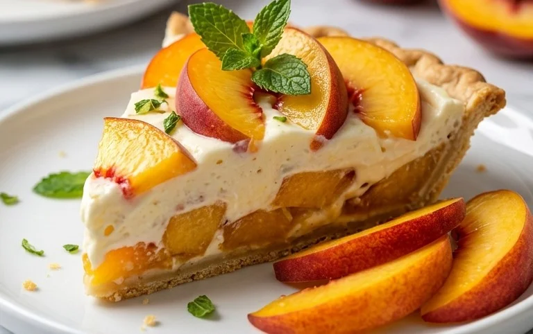 Peaches and Cream Pie