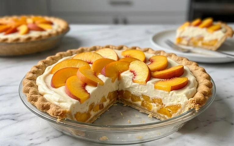 Peaches and Cream Pie