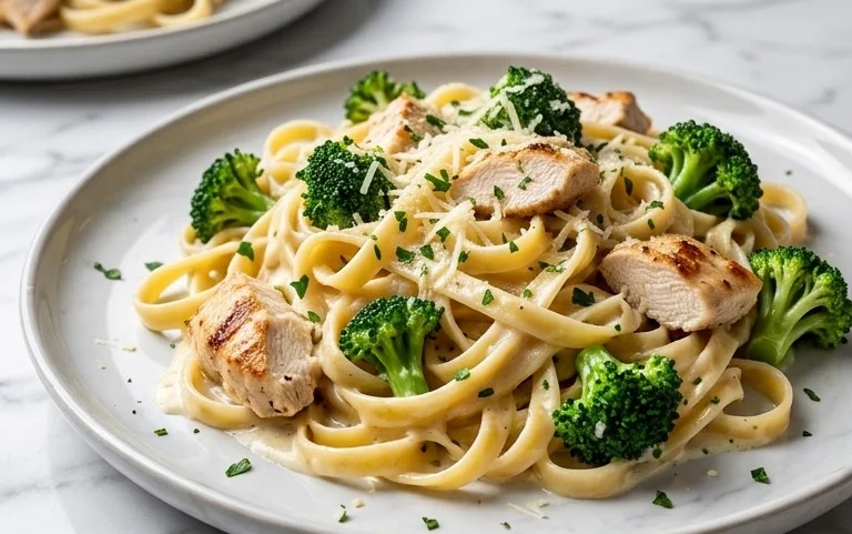 Low Calorie Chicken Alfredo