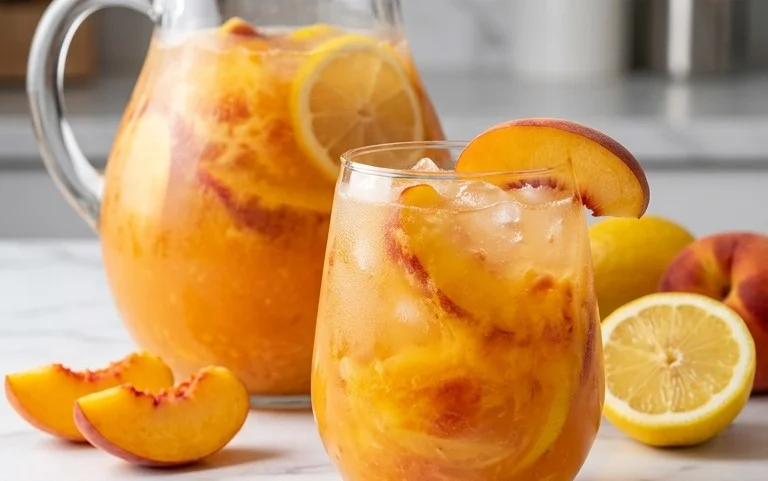 Refreshing Peach Lemonade