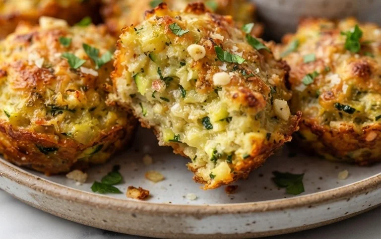 Zucchini Garlic Bites