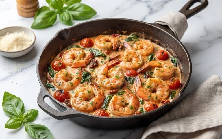 Tuscan Shrimp (One-Pan, 30-Minute Dinner)
