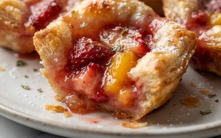 Strawberry Peach Pie Bites