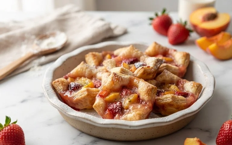 Strawberry Peach Pie Bites