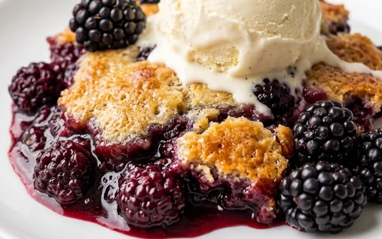 The Pioneer Women's Blackberry Cobbler