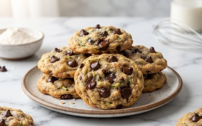 Zucchini Chocolate Chip Cookies