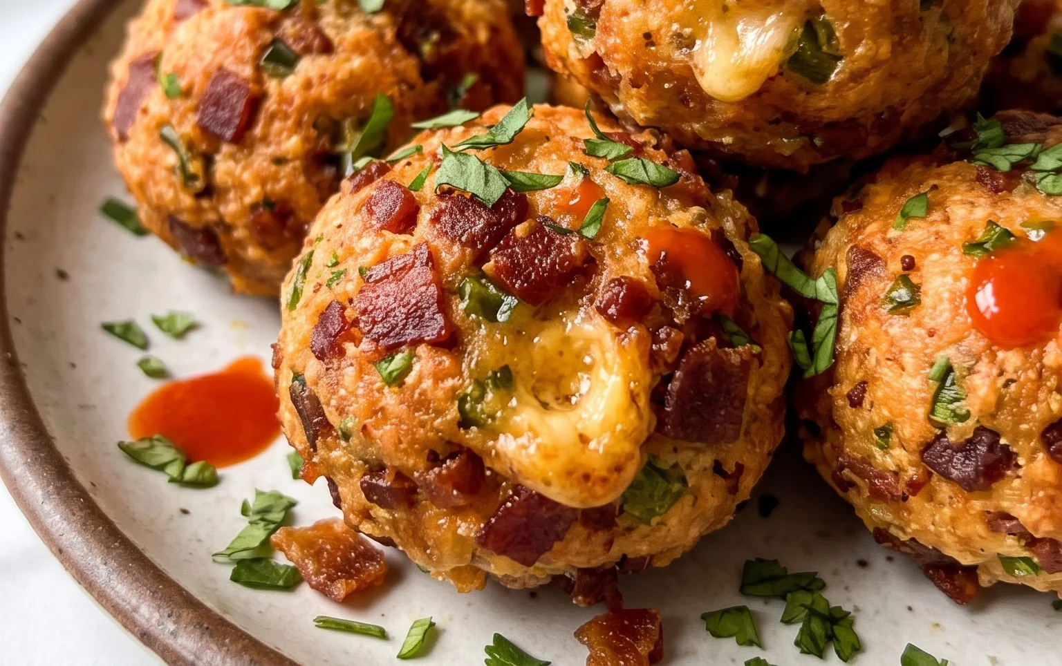 Beef Bacon Jalapeño Popper Cheese Balls