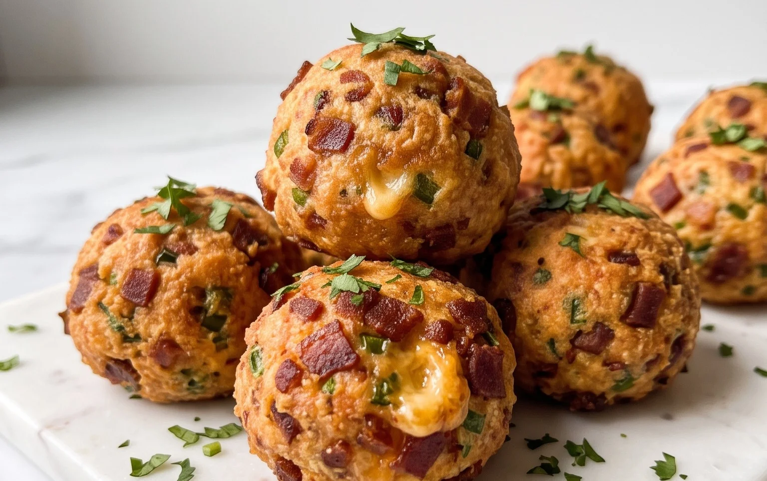 Beef Bacon Jalapeño Popper Cheese Balls
