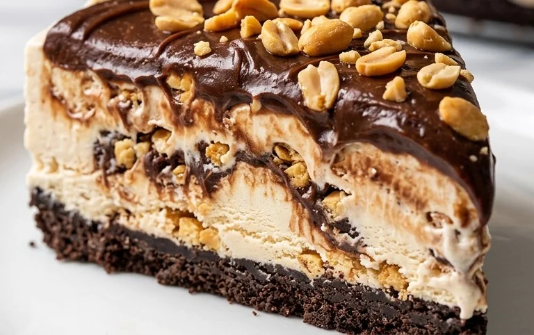 Buster Bar Ice Cream Cake