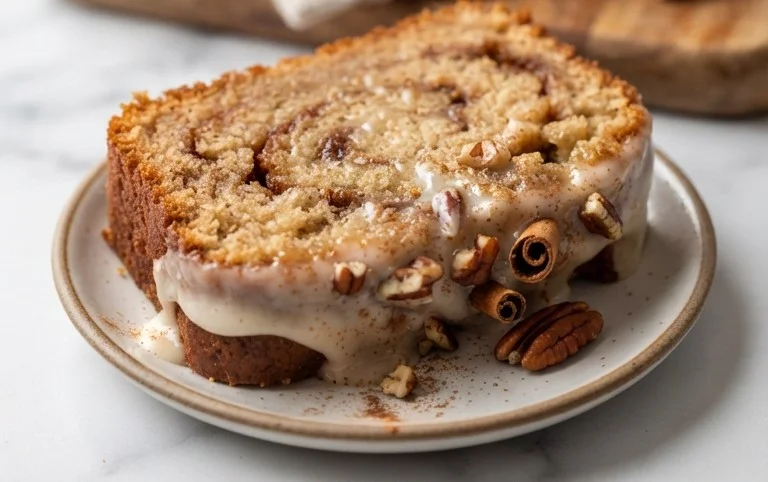 Cinnamon Roll Banana Bread