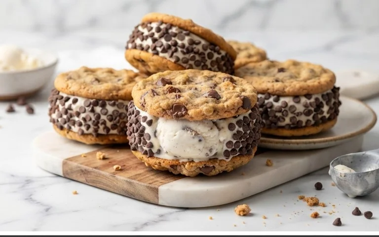Cookie Ice Cream Sandwiches (Like a Chipwich!)