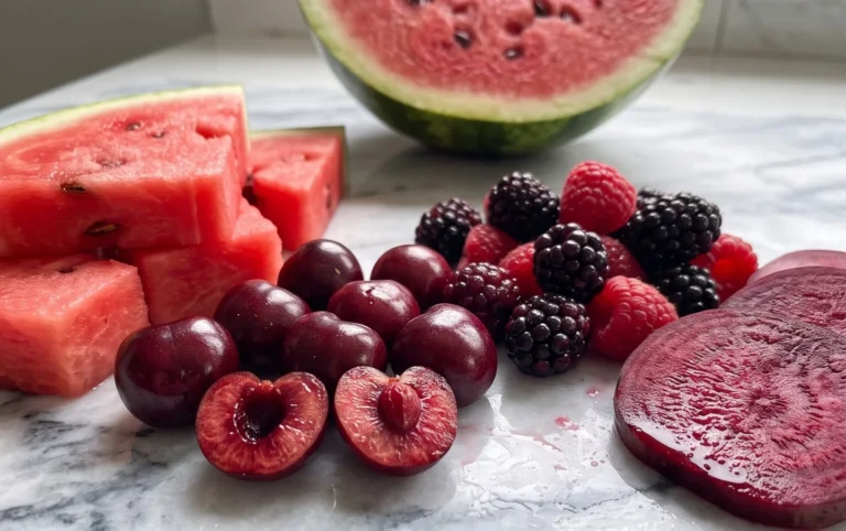 Watermelon Cherry Berry Beet Juice