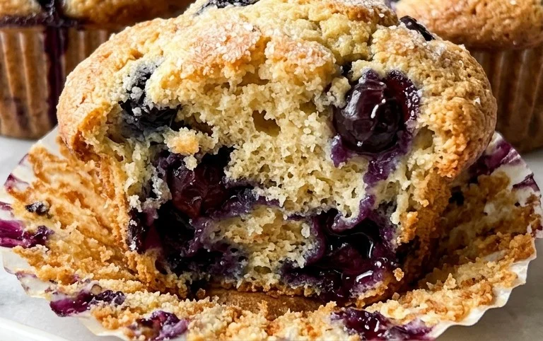 Homemade Blueberry Muffins