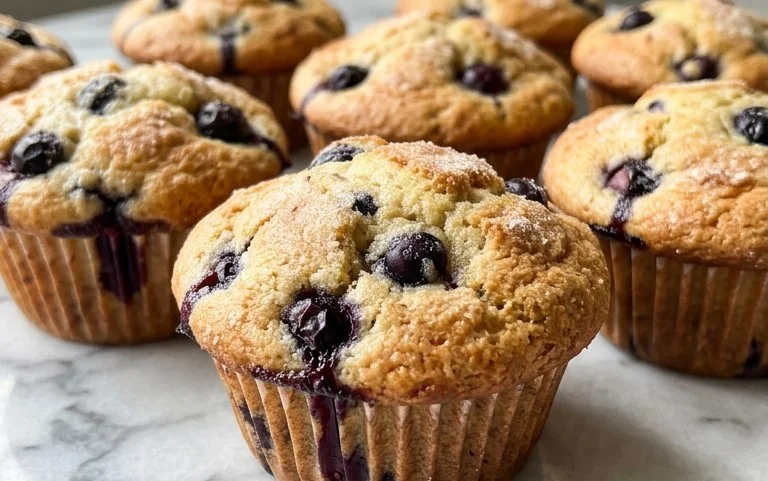Homemade Blueberry Muffins
