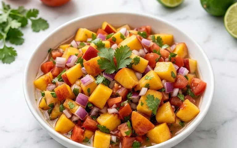 Fresh Peach Salsa