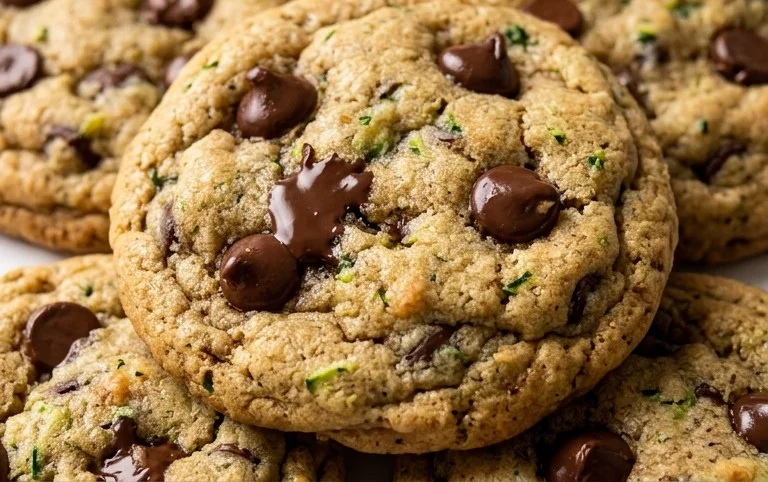 Soft Zucchini Cookies with Chocolate Chips