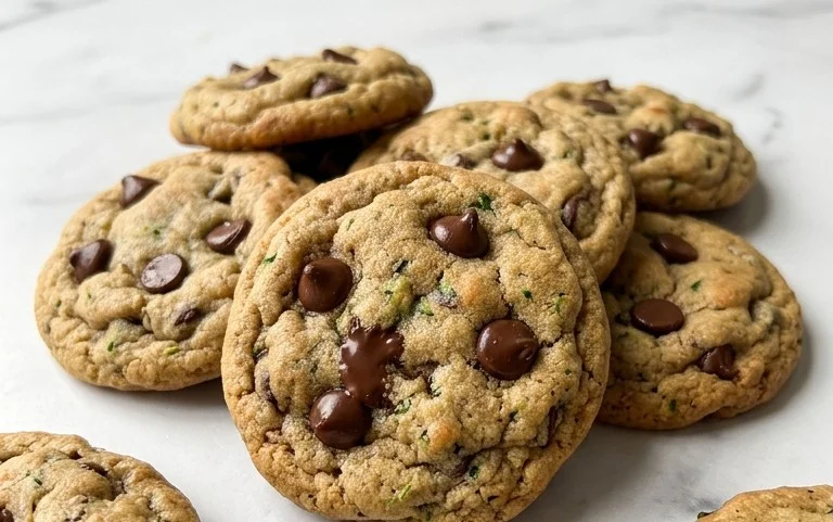 Soft Zucchini Cookies with Chocolate Chips