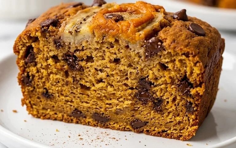 Pumpkin Chip Banana Bread