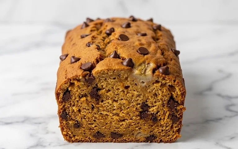 Pumpkin Chip Banana Bread