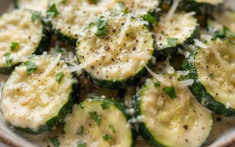 Creamy Parmesan Zucchini