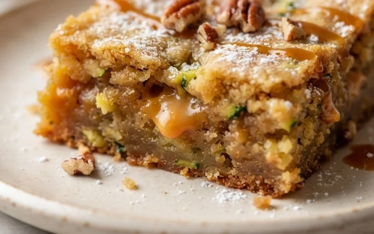 Chewy Butterscotch Zucchini Blondies
